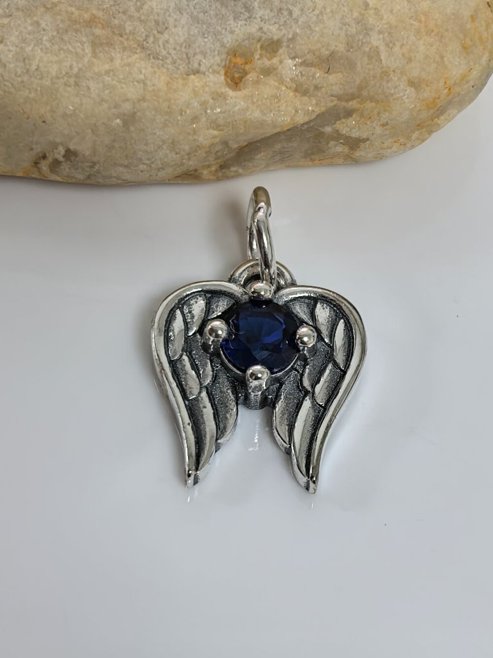 James Avery Angel Wings Birthstone Charm, S925 Silver Jewelry (Women's)